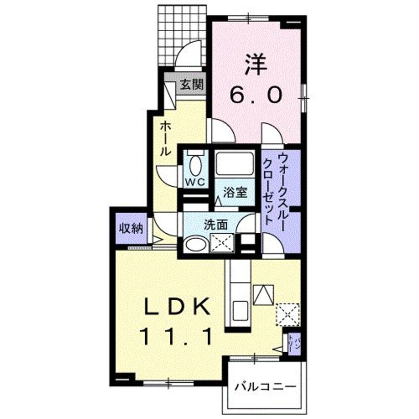 間取図 メゾン那由多Ｂ