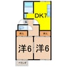 奥羽本線・山形線/新庄駅 徒歩17分 2階 築34年 2DKの間取り