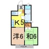奥羽本線・山形線/新庄駅 徒歩31分 1階 築23年 2Kの間取り