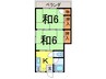 奥羽本線・山形線/新庄駅 徒歩10分 1階 築38年 2Kの間取り