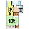奥羽本線・山形線/新庄駅 徒歩20分 2階 築31年 1DKの間取り