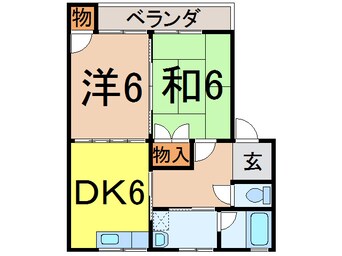 間取図 奥羽本線・山形線/新庄駅 徒歩20分 1階 築30年