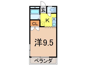 間取図 奥羽本線・山形線/新庄駅 徒歩3分 2階 築30年