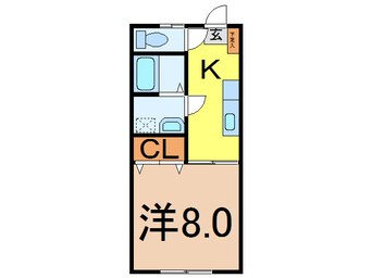 間取図 奥羽本線・山形線/新庄駅 徒歩24分 1階 築27年