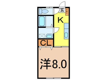 間取図 奥羽本線・山形線/新庄駅 徒歩24分 1階 築28年