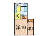 奥羽本線・山形線/新庄駅 徒歩13分 1階 築22年 2Kの間取り