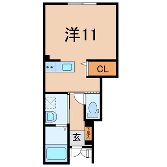 間取図 山形新幹線/新庄駅 徒歩21分 1階 築3年