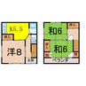 山形新幹線/新庄駅 徒歩23分 1-2階 築39年 3Kの間取り