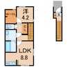 奥羽本線・山形線/新庄駅 徒歩40分 1-2階 建築中 1LDKの間取り