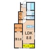 奥羽本線・山形線/新庄駅 徒歩40分 1階 建築中 1LDKの間取り