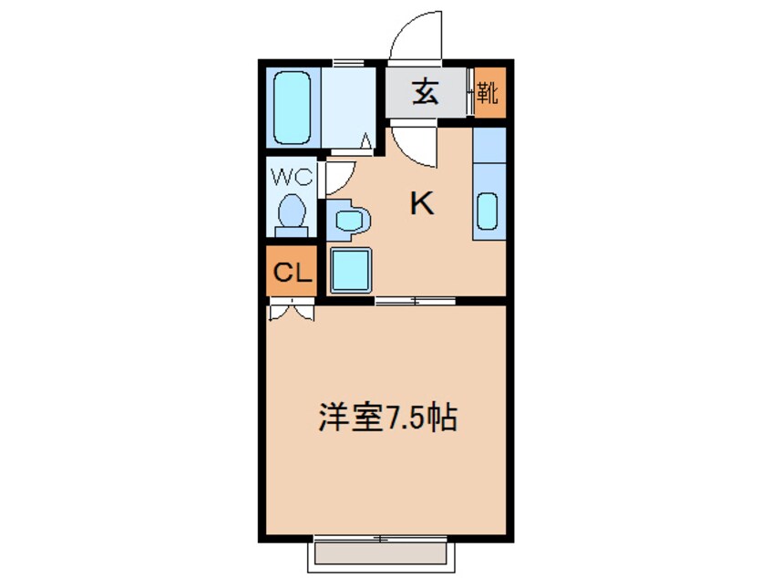 間取図 REDIDENCEビオラＡ・Ｂ