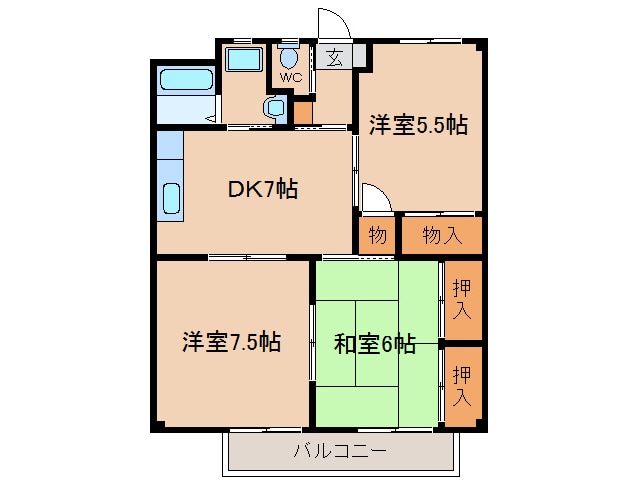 間取り図 フェリーチェビル
