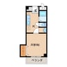 メゾンミハラ 1Kの間取り