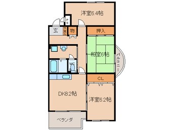 間取図 サンハイツ石田