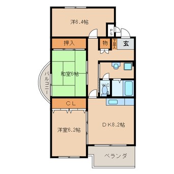 間取図 サンハイツ石田