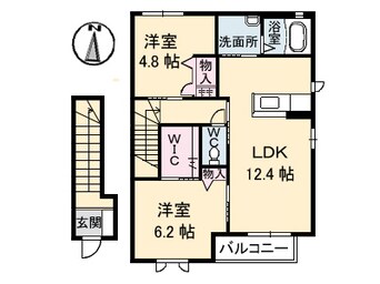 間取図 シャーメゾンJUNO C棟