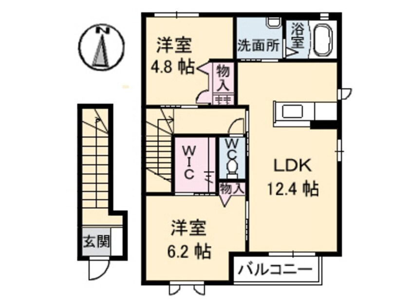 間取図 シャーメゾンJUNO C棟