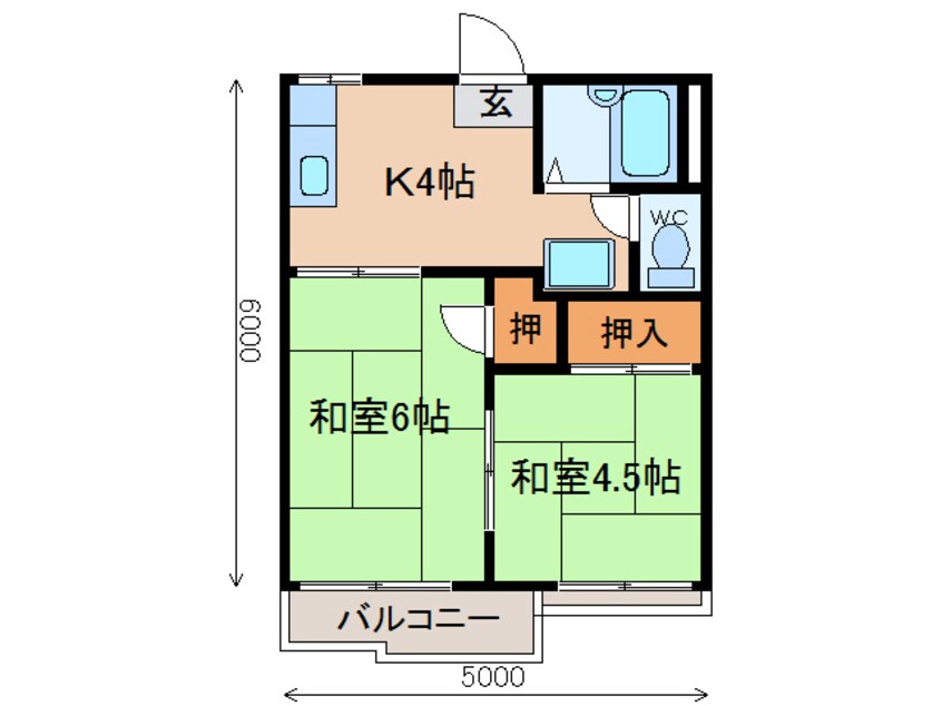 間取図 ファンハウスフジハラ