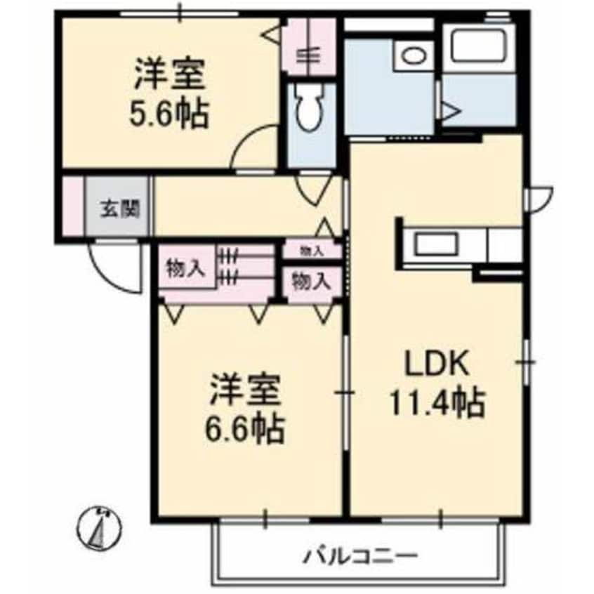 間取図 グリーンヒルズB･C棟