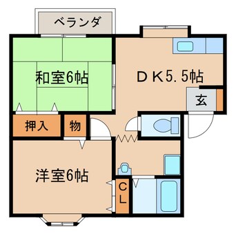 間取図 メゾンセキⅢ