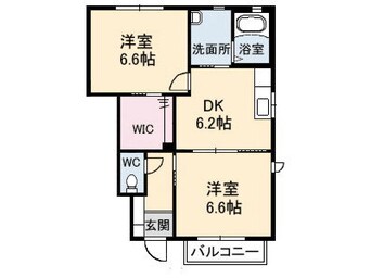 間取図 メルシーB棟