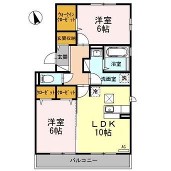 間取図 サンガーデニア