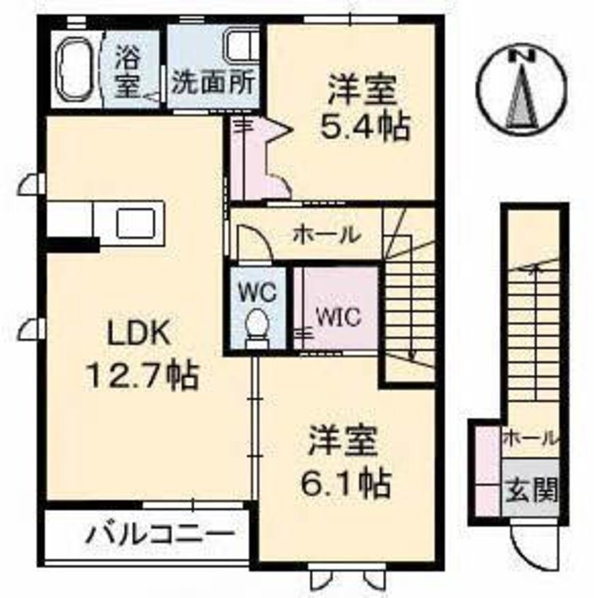 間取図 ブランドールＴＳ