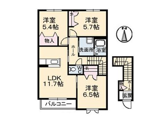 間取図 ブランドールＴＳ