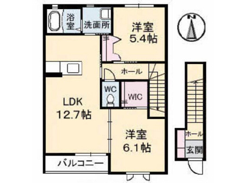 間取図 ブランドールＴＳ