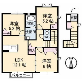 間取図 ｉｍａｇｅＭ Ａ・Ｂ・Ｃ棟