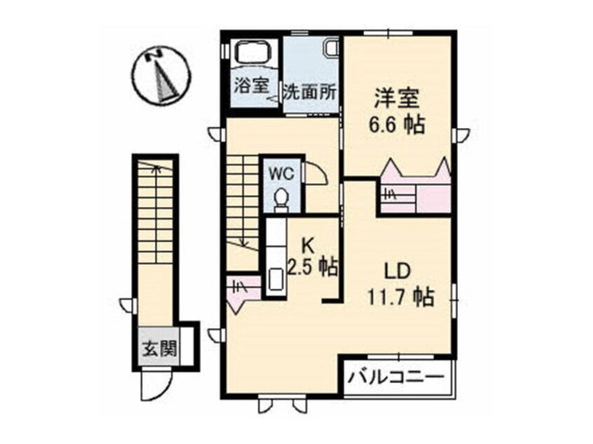 間取図 マイネル中野C棟