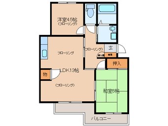 間取図 かねつきマンション