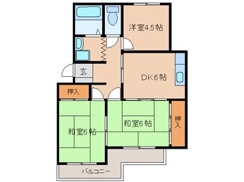 間取図 かねつきマンション