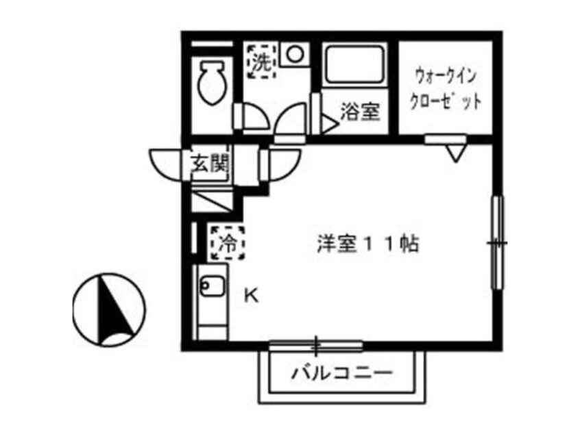 間取図 カーサ　フローラ