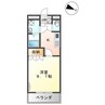 ブラウンハイツ塩冶 Ｂ棟 1Kの間取り