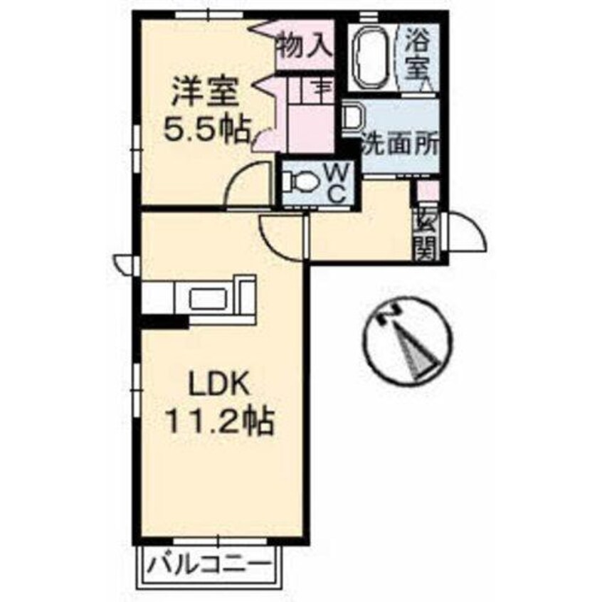 間取図 カーサエスぺランザ