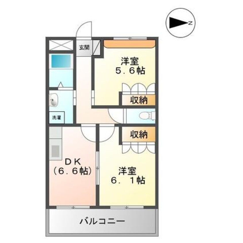 間取図 フィールハイムこうれいⅡ