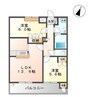 ロマンA 2LDKの間取り