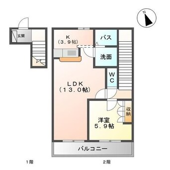 間取図 ボン・スメル・ヒルズ