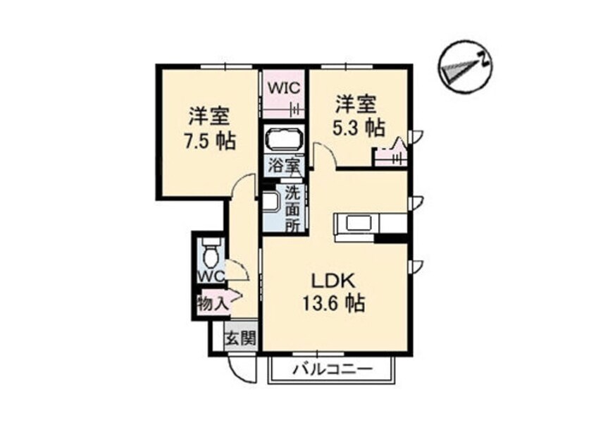 間取図 ブランドールユー