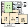 メゾン築山 Ｂ 3Kの間取り