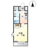 プラミオン Ａ 1Kの間取り
