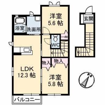 間取図 メゾンワイツＡ・Ｂ棟