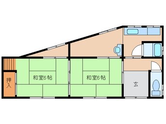 間取図 山根借家