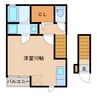 imシャルマン 1Rの間取り