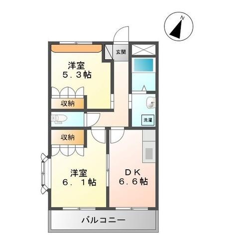 間取り図 ハピネスⅠ