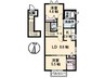 ヴァンベールＭ 2LDKの間取り
