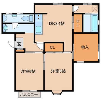 間取図 シャンポールⅠ