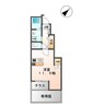 サンパレス 1Rの間取り