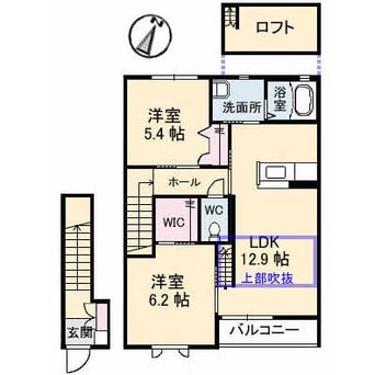 間取図 コン・アモーレ夢咲